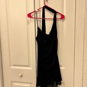 Superdown Black Backless Dress